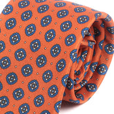 Abramo Orange Medallion Motif IMS Tie - Tie Doctor